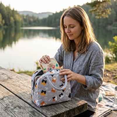 Sac isotherme enfants école Bento sacs