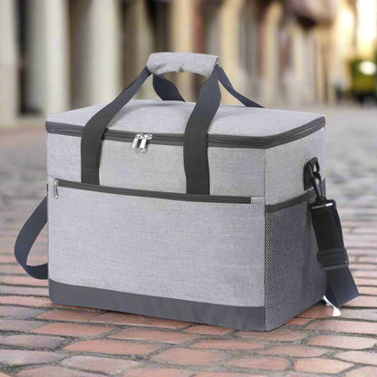 Sac isotherme glacière grand gris