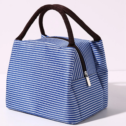 Sac lunch box bleu